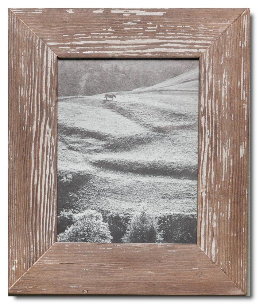 Bilderrahmen aus Recyclingholz 20 15 cm einem mit die Cape Bildgröße Times x | schmalen für Rahmen